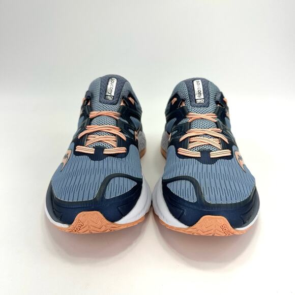 Saucony Guide ISO Everun Women Running Shoes Size 10 Blue/Peach/Gray Knit Comfy - Picture 9 of 16
